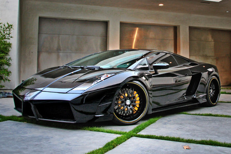 Twin Turbo Gallardo - black, fast, gallardo, lambo