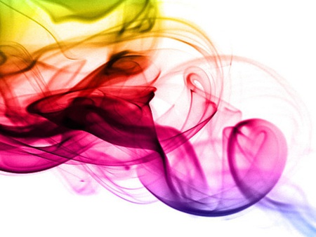 rainbowsmoke. jpg - curls, smoke, colors, wild