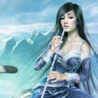 Flute singer