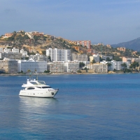 Yacht in Mallorca, Spain