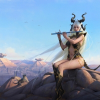 Flute singer