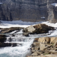At the top of Glacier National Park, Montana
