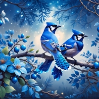 Blue Jays and Blueberries