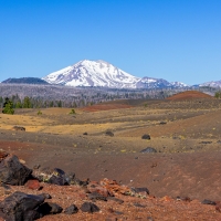 Lassen Volcanic National Park - Painted Dunes, California