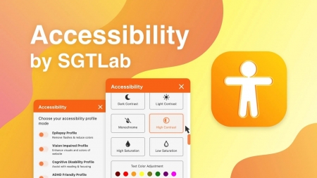 ADA Accessibility Widget - accessibility, ada compliance, wcag compliance, web development