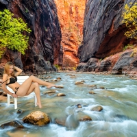 Bikini Model ~ Stefani Cooling Off