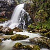 Golling Waterfall near Salzburg, Austria