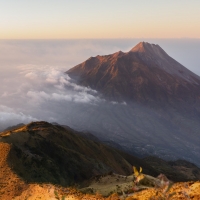 Merapi Volcano, East Java, Indonesia