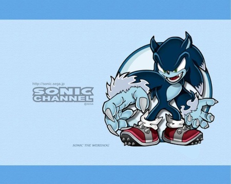 sonic the werehog - sonic channel, werehog