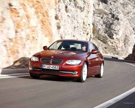 BMW 3Series - bmw, car, red, hot