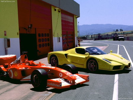 ferrari enzo 2002 - sportscar, car