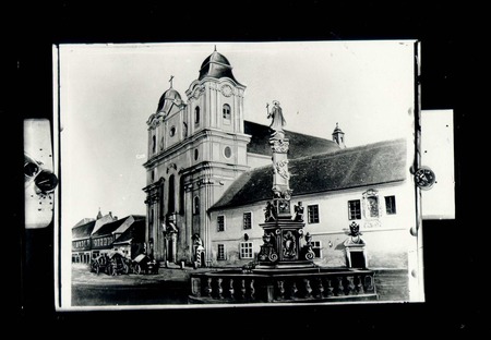 Cluj In 1859 - romania, cities, cluj, church, architecture, medieval