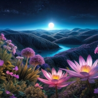 Moonlight flowers