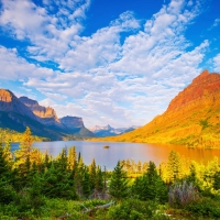Fall Colors At Glacier National Park, Montana