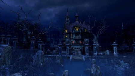 Haunted House - boo, haunted, scary, spooky