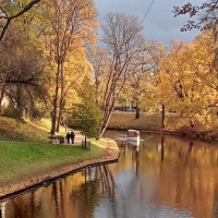 Park in Riga, Latvia