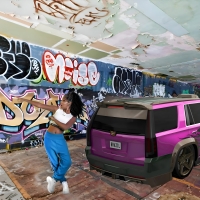 Mariana Santos and Carol Roberto in Parking Graffiti and the Carol's Cadillac Escalade Super Tuning