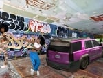 Mariana Santos and Carol Roberto in Parking Graffiti and the Carol's Cadillac Escalade Super Tuning