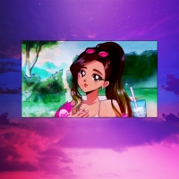 Ariana Grande Sailor Moon Style Wallpaper Ver B