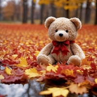 Autumn Teddy Bear