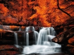 Autumn waterfalls