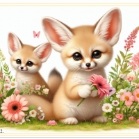 CUTE FENNEC FOXES