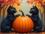 Pumpkin Kittens