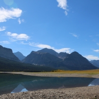 Lake Sherburne, Many Glacier at Glacier N.P., Montana