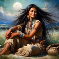 Beautiful Native Woman