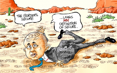 Traitor - border, criminal, mayorkas, sinister