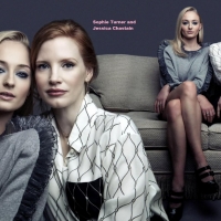 Sophie Turner and Jessica Chastain Celeb Collages