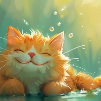 Cute cat wallpaper cartoon