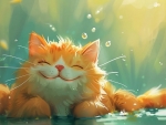 Cute cat wallpaper cartoon