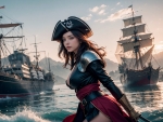 AI Image of a Female Pirate