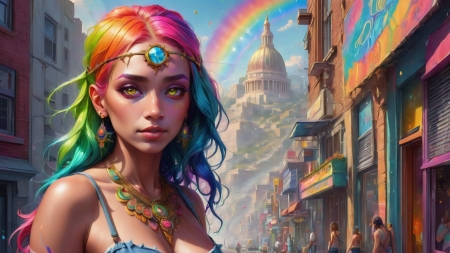 Hippie In San Fransico