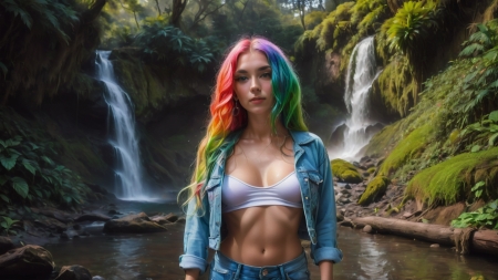 Hippie In Nature