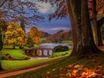 Autumn at Stourhead Garden, England