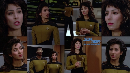 Lycia Naff as Ensign Sonya Gomez - lycia naff, q who, sonya gomez, star trek the next generation