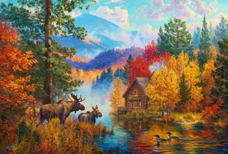 Wildlife of the Adirondacks by Abraham Hunter