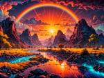 Rainbow Sunset