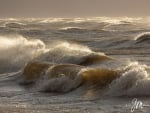 Wavy Sea in Latvia