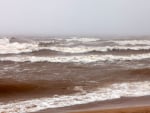 Wavy Baltic Sea