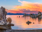 Sunset over Mono Lake, California