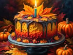 Delightfully Tasty Autumn Festive Cake!