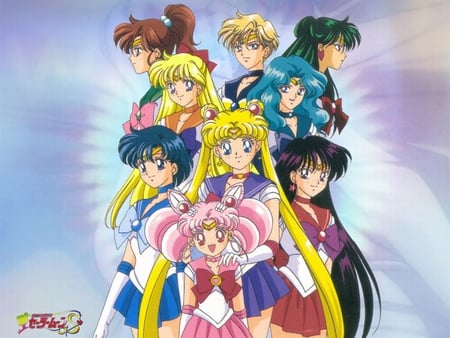 Sailor Moon - girls, cute, group, sailormoon, female, anime, anime girl, girl