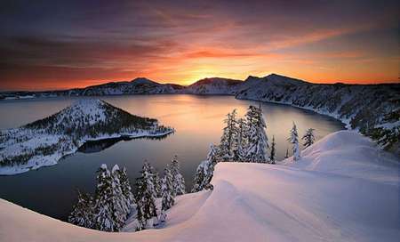 Winter Lake - cool, winter lake