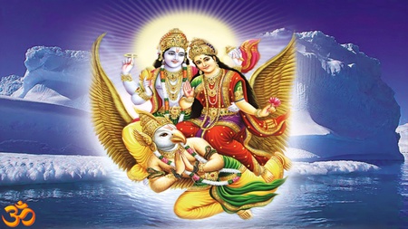 Lord Vishnu - caring, devotee, god, hinduism, loving