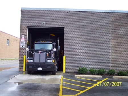 one truck at a time - truck, truck in tight place