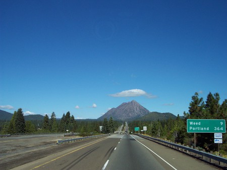 going north - my office view, into the mountains