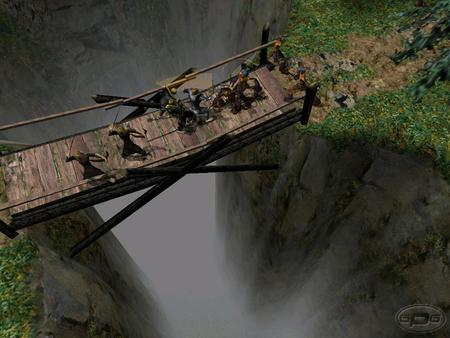 microsoft dungeonsiege profilelarge . jpg - fight, dungeon, nature, bridge